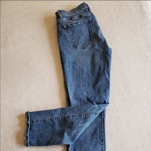 Loft cropped ankle jeans
